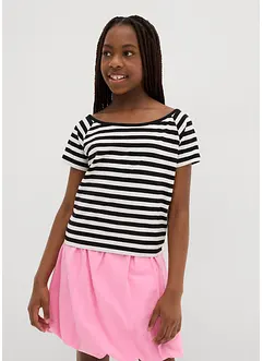 T-shirt en coton élastiqué, bonprix