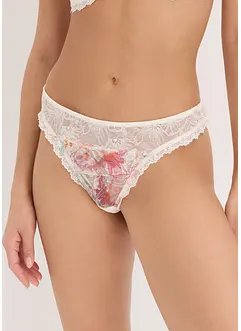 String à broderies imprimées, bonprix