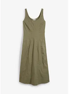 Robe midi à coutures verticales, bonprix