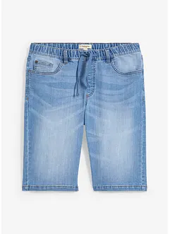 Bermuda léger en jean et molleton, Regular, bonprix