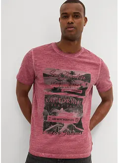 T-shirt aspect délavé en coton, bonprix