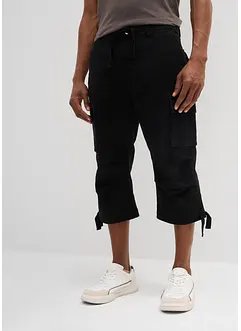 Pantalon cargo extensible et loose, longueur 3/4, bonprix