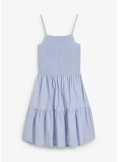 Robe longue 100% coton à bretelles, bonprix