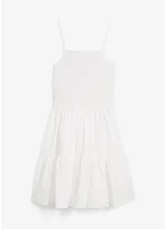 Robe longue 100% coton à bretelles, bonprix