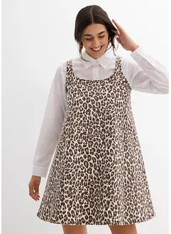 Robe courte en coton extensible, bonprix