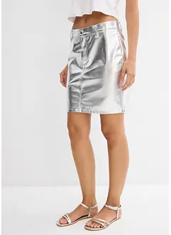 Mini-jupe métallisée, bonprix
