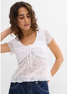 T-shirt en dentelle, bonprix