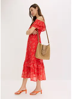 Robe en jersey et mesh, bonprix