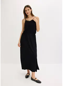 Robe en jersey avec dentelle, bonprix