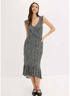 Robe en jersey à volants, bonprix