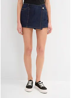 Jupe-short en jean, taille mi-haute, bonprix