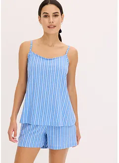 Pyjashort avec haut à fines bretelles, bonprix