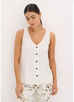 Top boutonné, bonprix