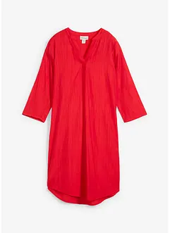 Robe-tunique fluide et texturée en viscose mélangée, bonprix