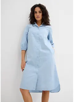 Robe-chemise en coton léger, bonprix