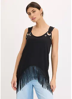 Top à franges, bonprix