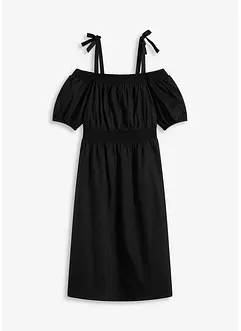 Robe col Bardot 100% coton, bonprix