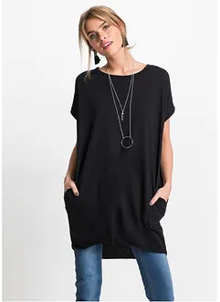 T-shirt long 100% coton, bonprix