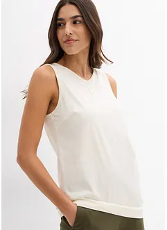 Lot de 2 tops 100% coton, bonprix