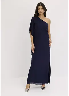 Robe une épaule en crêpe fin, bonprix