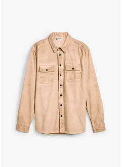 Chemise aspect délavé, 100% coton, bonprix