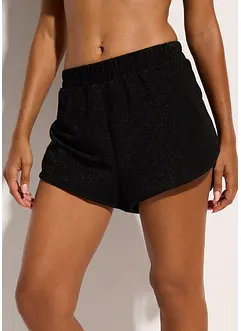 Short de plage avec fil brillant, bonprix
