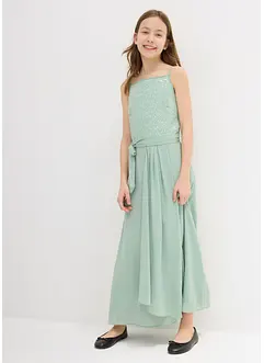 Robe longue à sequins, bonprix