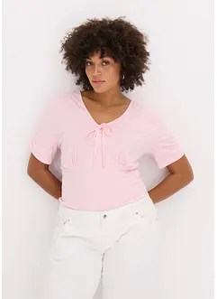 T-shirt froncé, bonprix