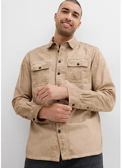 Chemise aspect délavé, 100% coton, bonprix