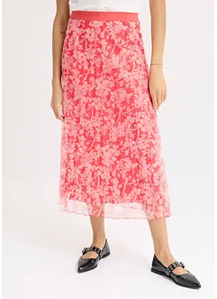 Jupe plissée en jersey mesh, bonprix