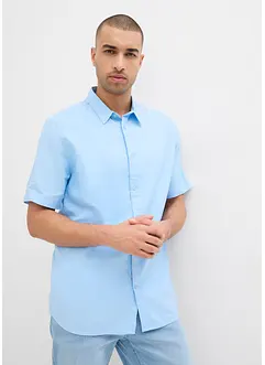 Chemise manches courtes en lin mélangé, bonprix