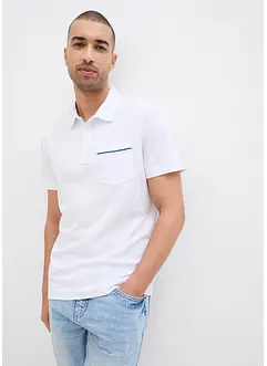 Lot de 2 polos en maille piquée, 100% coton, bonprix