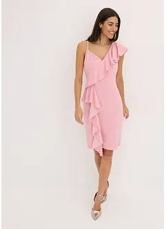 Robe ajustée en crêpe texturé, bonprix