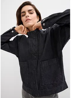 Veste en jean oversize à détails cargo, bonprix
