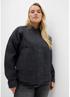 Veste en jean oversize à détails cargo, bonprix