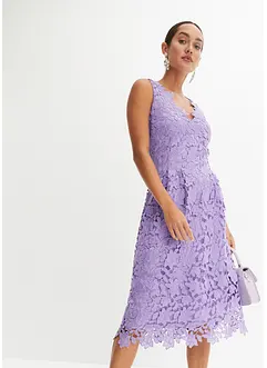 Robe en dentelle avec empiècement au crochet, bonprix