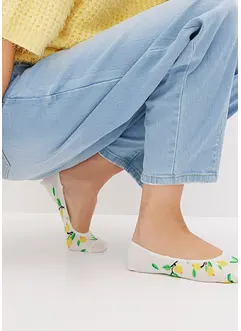 Lot de 8 paires de protège-pieds à bandes de silicone avec coton, bonprix