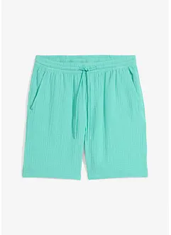 Short en gaze 100% coton, Regular, bonprix