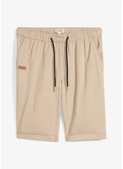 Bermuda 100% coton à taille élastiquée, Regular, bonprix