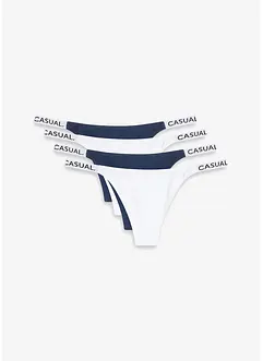 Lot de 4 strings coton, bonprix