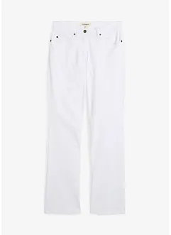 Jean droit taille mi-haute, extensible, bonprix