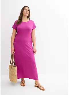 Robe fluide en jersey viscose extensible, bonprix