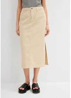 Jupe en twill 100% coton, bonprix