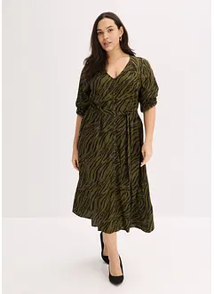 Robe midi en viscose fluide, bonprix