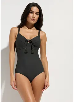 Maillot 1 pièce sculptant, maintien léger, bonprix
