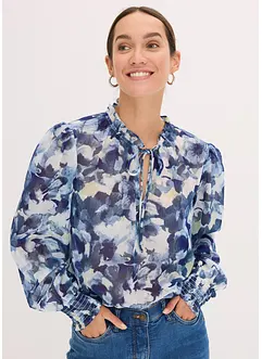 Blouse imprimée en crêpe, bonprix