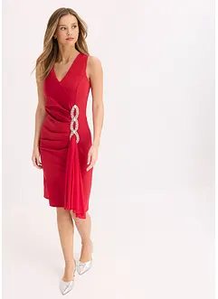Robe en jersey avec une application en strass, bonprix