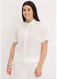 Chemisier à broderies anglaises, bonprix