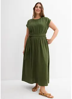 Robe midi 100% coton, bonprix