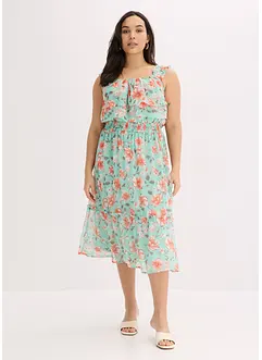 Robe imprimée col Bardot, bonprix
